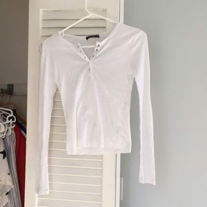 White long sleeve brandy top, super cute!!